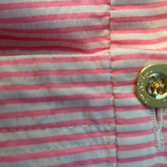 Lilly Pulitzer Kelly short in Pink Tropic. Pink & White Stripes Size 12 - Picture 5 of 5